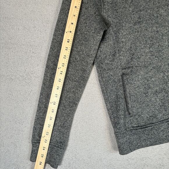 Marc Ecko Quarter Zip Sweater Men’s Size Medium Heather Gray Pullover - Picture 10 of 12